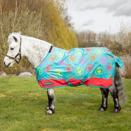 Pony wearing StormX Original 50 Turnout Rug - Thelwell Collection All Rounder