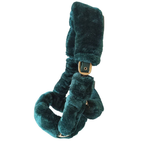 Cameo Deluxe Fur Headcollar in green