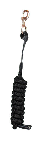 Cameo Lasso Leadrope - Navy or Black/Rose Gold