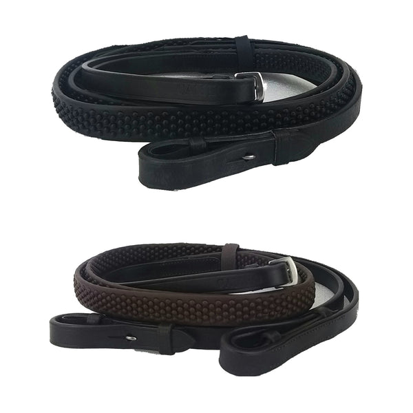 Cameo Flexi Reins in black and brown