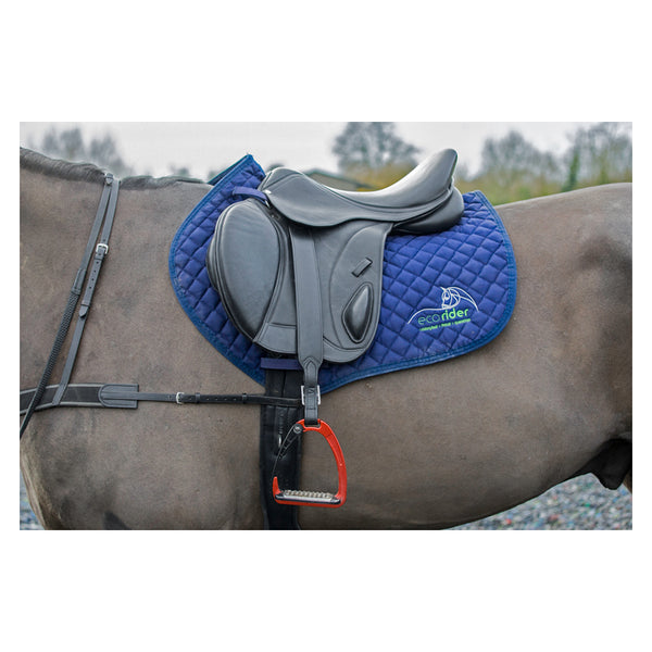 EcoRider Ultra Comfort Balance Stirrup Leathers - Dressage - Black