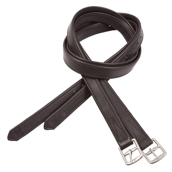 Cameo Reinforced Softee Stirrup Leathers in brown