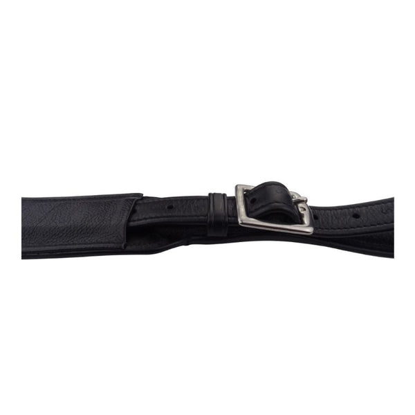 Close up of buckle on EcoRider Ultra Comfort Balance Stirrup Leathers