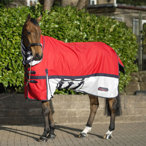 Horse wearing Whitaker Rastrick Turnout Rug Airflow Combo