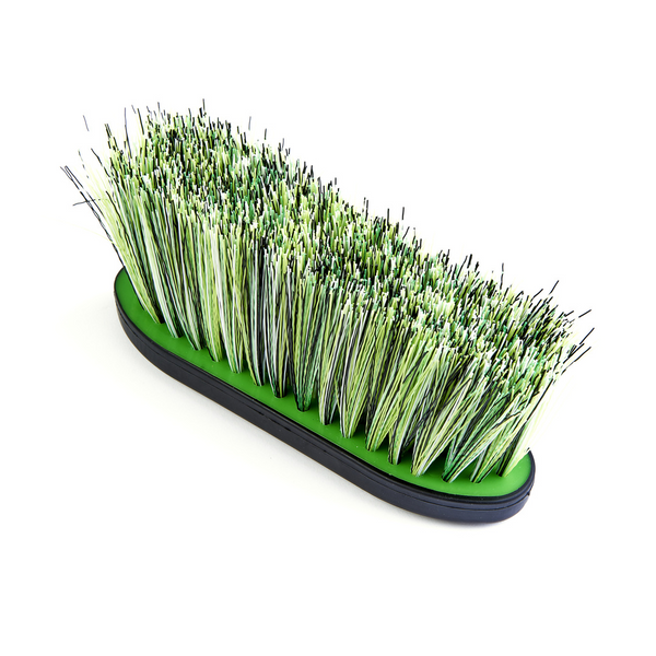 EZI-GROOM Grip Long Bristle Dandy Brush Bristles in Lime Green