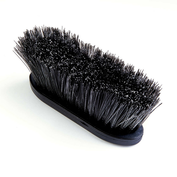 EZI-GROOM Grip Long Bristle Dandy Brush Bristles in Black