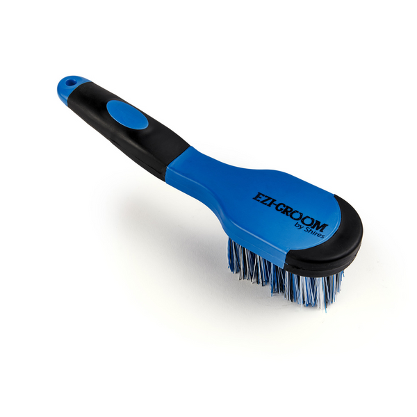 Ezi-Groom Grip Bucket Brush in Bright Blue