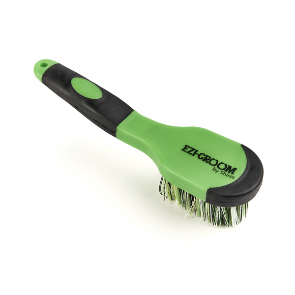 Ezi-Groom Grip Bucket Brush in Lime Green