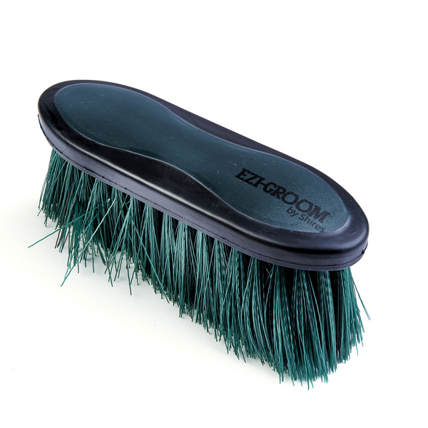 EZI-GROOM Grip Long Bristle Dandy Brush in Forest