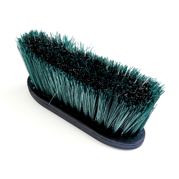 EZI-GROOM Grip Long Bristle Dandy Brush Bristles in Forest