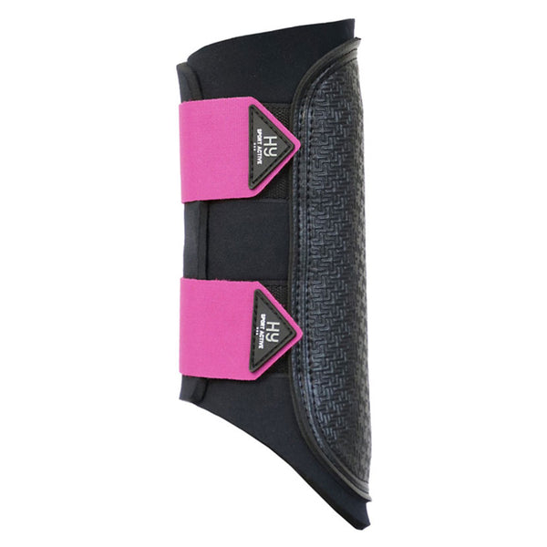 Hy Sport Active Brushing Boots in bubblegum pink