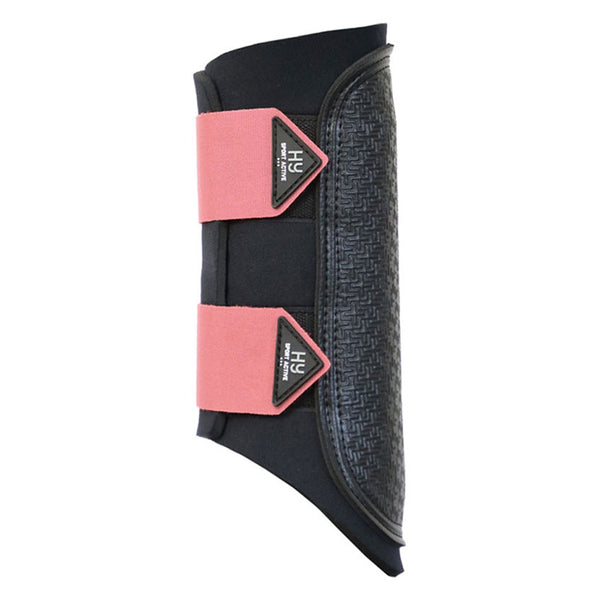 Hy Sport Active Brushing Boots in coral rose