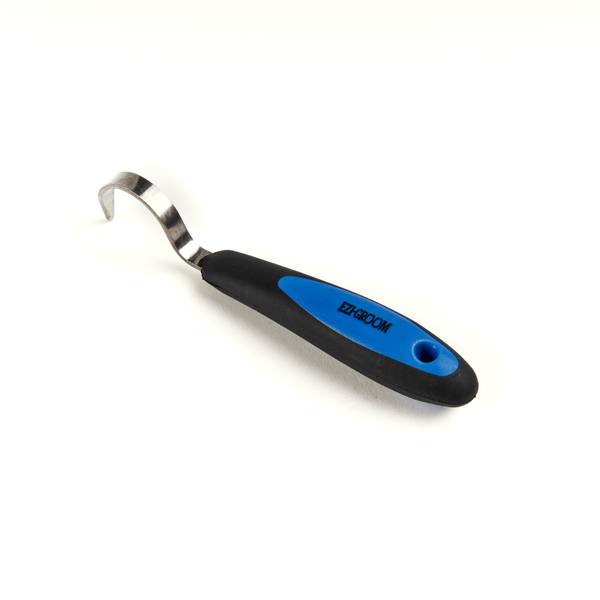 EZI-GROOM Grip Hoof Pick in Bright Blue
