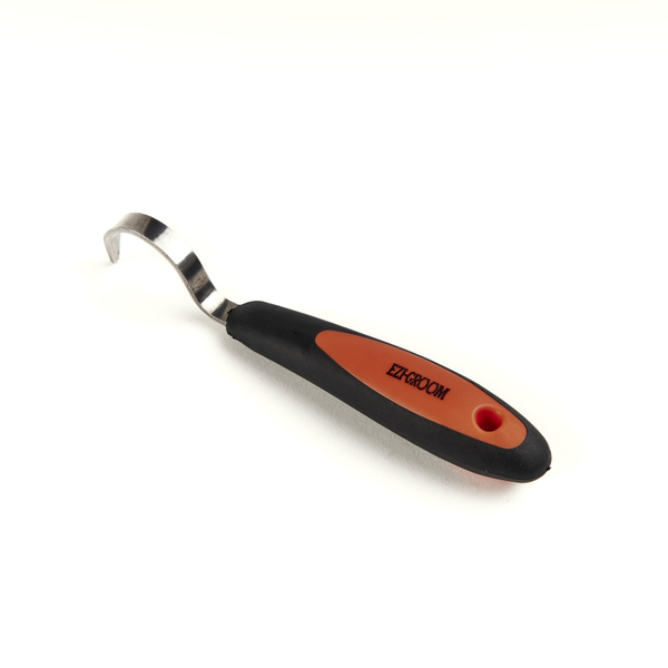 EZI-GROOM Grip Hoof Pick in Orange