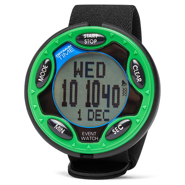 Optimum Time Rechargeable Event Watch in Green
