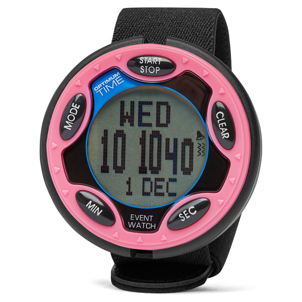 Optimum Time Rechargeable Event Watch in Pink