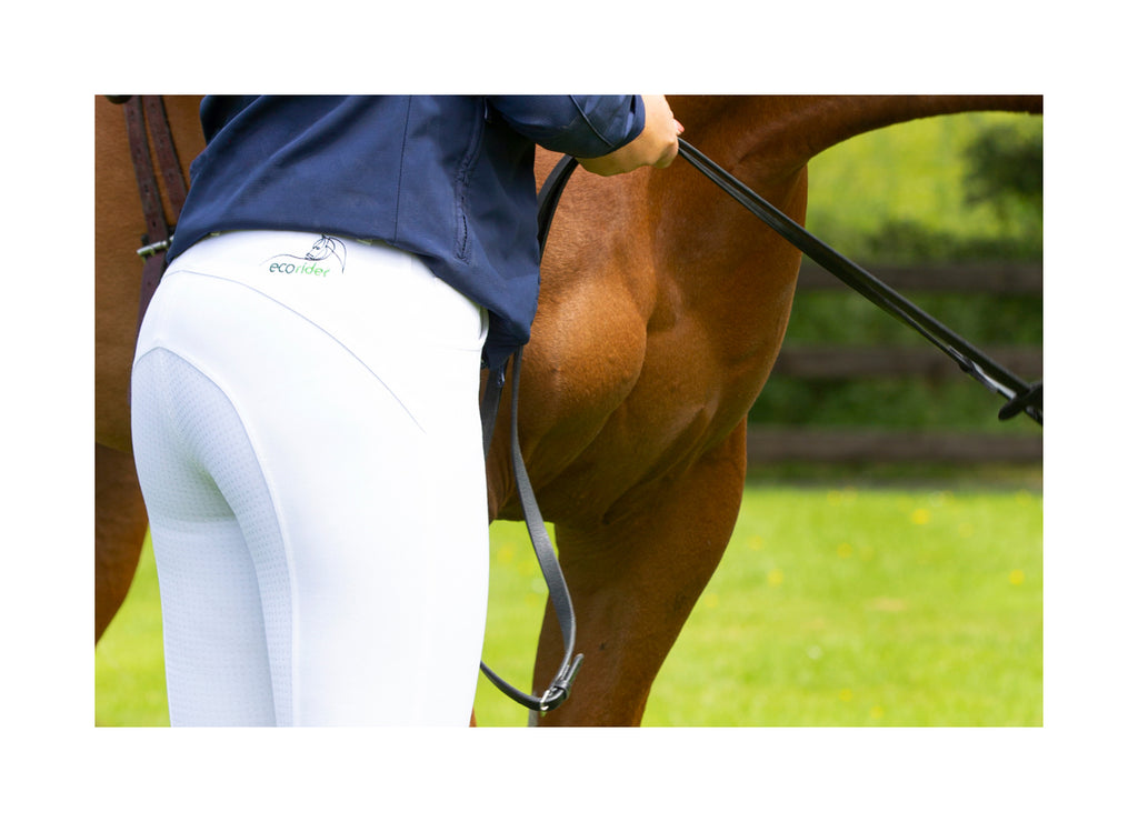 EcoRider Bamboo Competition Breeches in White