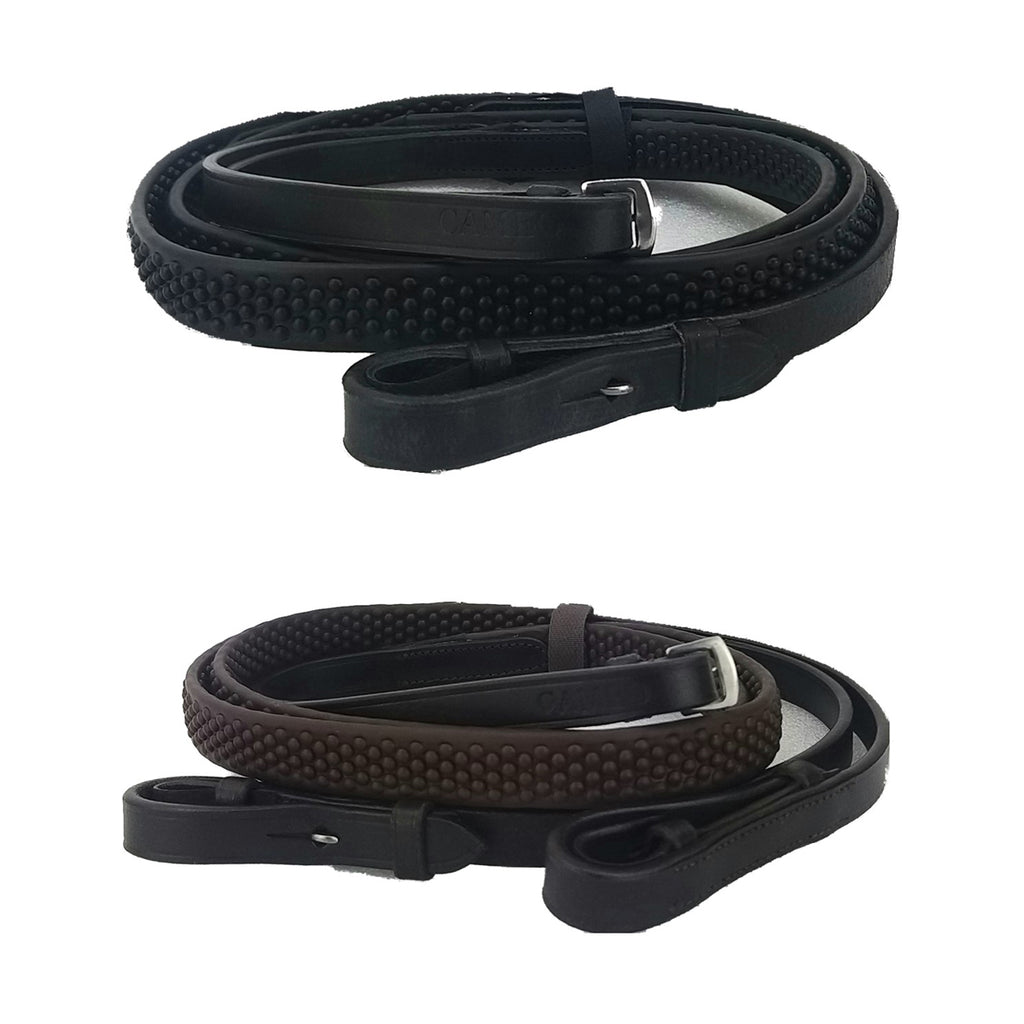 Cameo Flexi Reins in black and brown