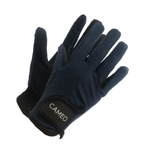 Cameo Performance Riding Glove in Navy