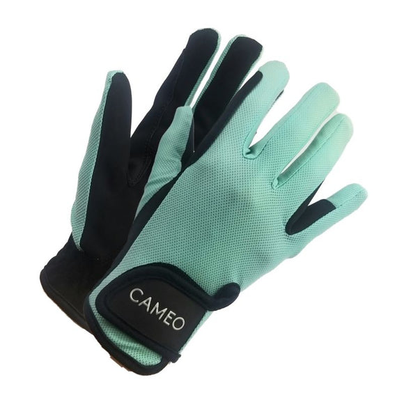 Cameo Performance Riding Glove in Teal