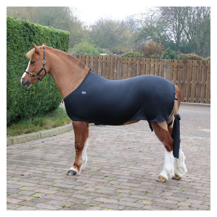 Horse wearing Supreme Products Lycra Tail Bag