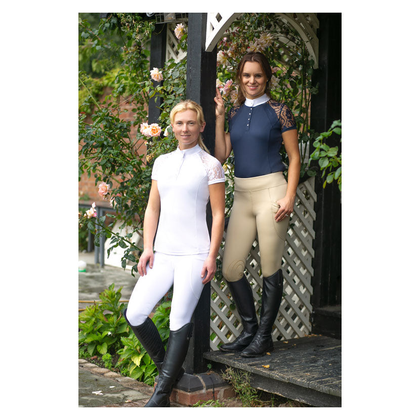 Hy Equestrian Lyvia Lace Show Shirt