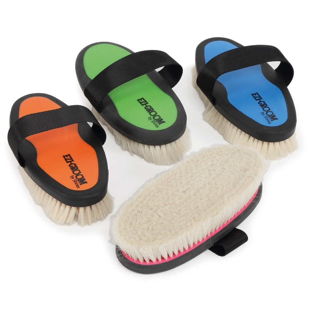 Ezi-Groom Body Brushes with Goat Hair