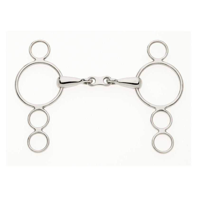Continental 3 Ring French Link Snaffle
