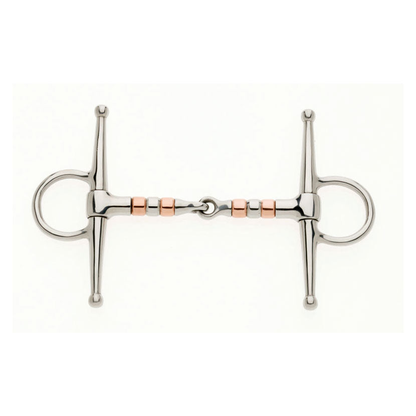 Copper Roller Full Cheek Jointed Snaffle