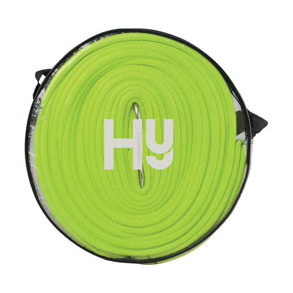 HyVIZ Reflector Lunge Rein in yellow in packaging