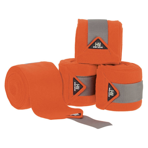 Hy Sport Active Luxury Bandages in terracotta orange