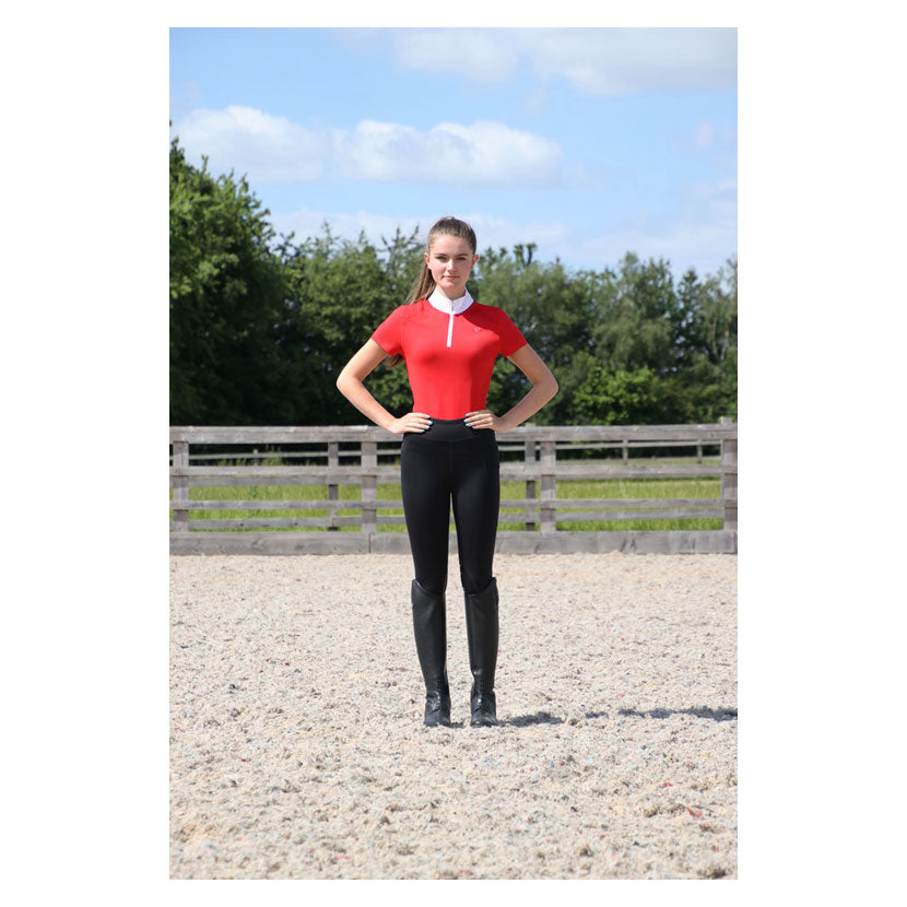 Hy Equestrian Scarlet Show Shirt in Red