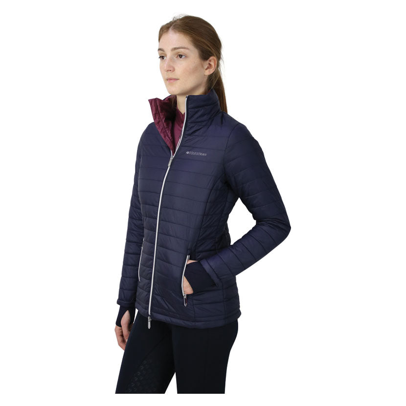 Lady wearing Hy Equestrian Synergy Padded Jacket