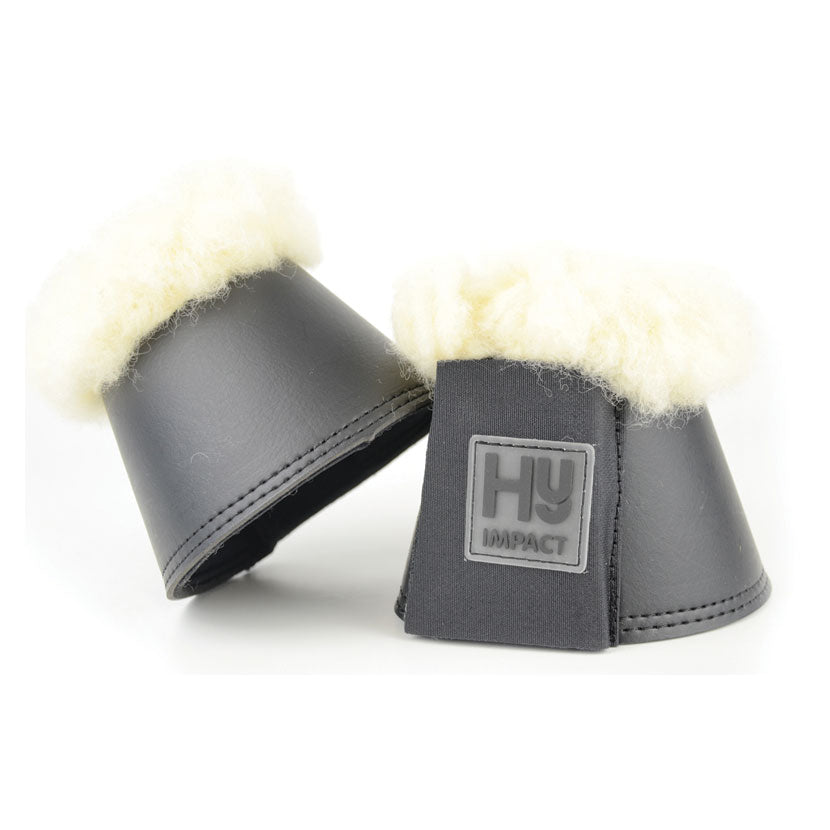 Hy Equestrian Lambskin Over Reach Boots