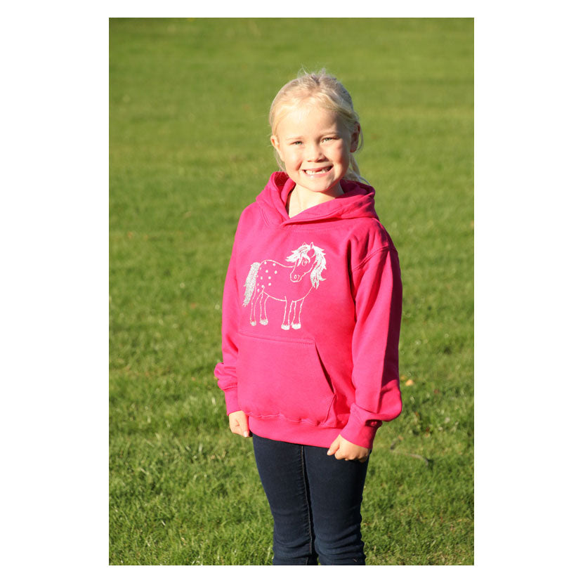 British Country Collection Twinkle Pony Glitter Hoodie