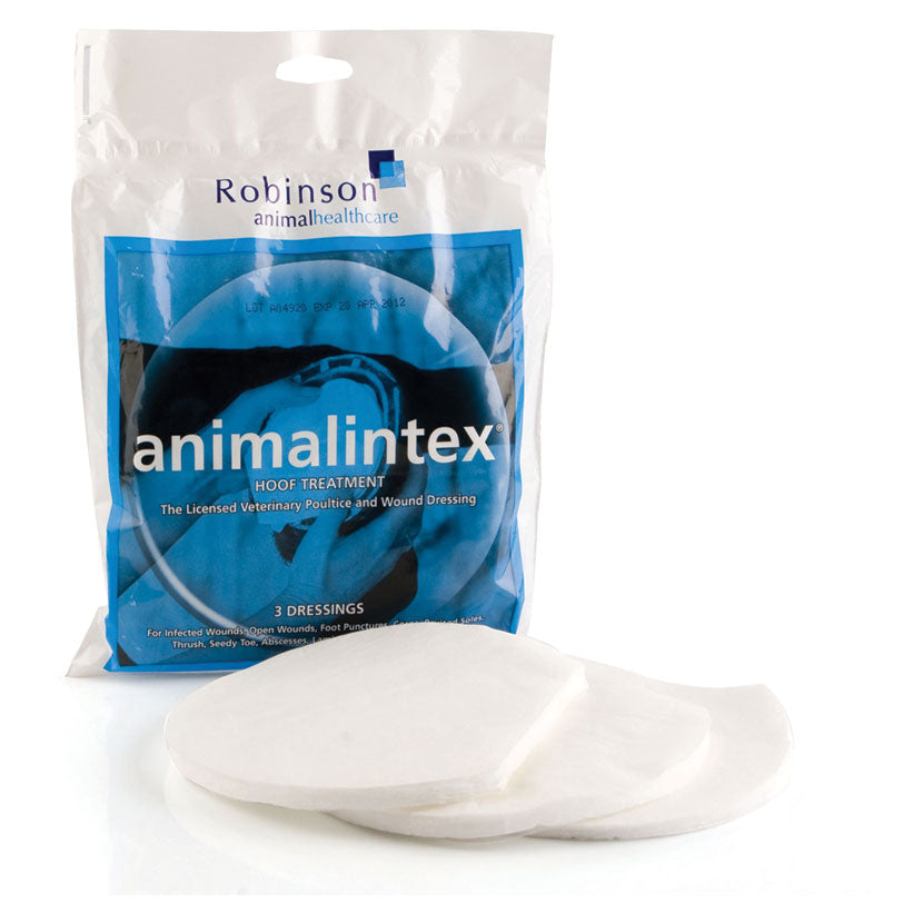 Animalintex Hoof Treatment - Pack of 3 Dressings