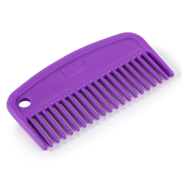 EZI-GROOM Plastic Mane Comb - Small in Purple