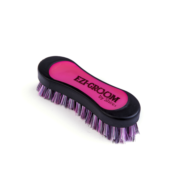 EZI-GROOM Grip Face Brush in Bright Pink