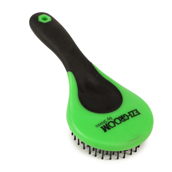 EZI-GROOM Grip Mane & Tail Brush in Lime Green