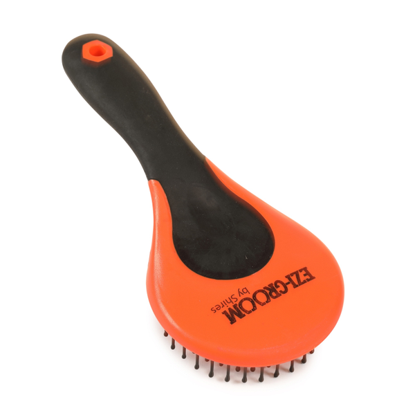 EZI-GROOM Grip Mane & Tail Brush in Orange