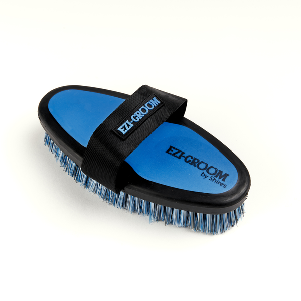 EZI-GROOM Grip Body Brush - Large in Bright Blue