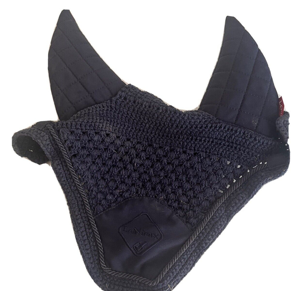 LeMieux Acoustic Ears / Fly Hood - Medium, Black