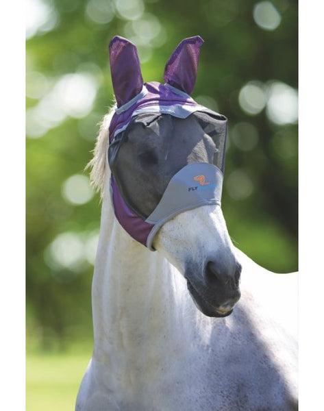FlyGuard Pro Deluxe Fly Mask with Ears