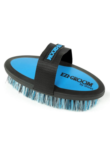 EZI-GROOM Grip Body Brush - Small in Bright Blue